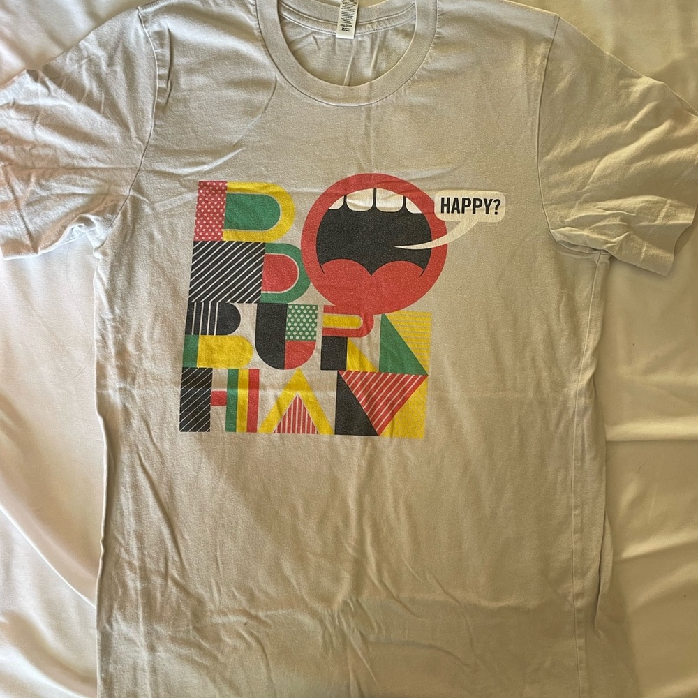 Bo Burnham Happy Tour Beige Short-Sleeve T-Shirt